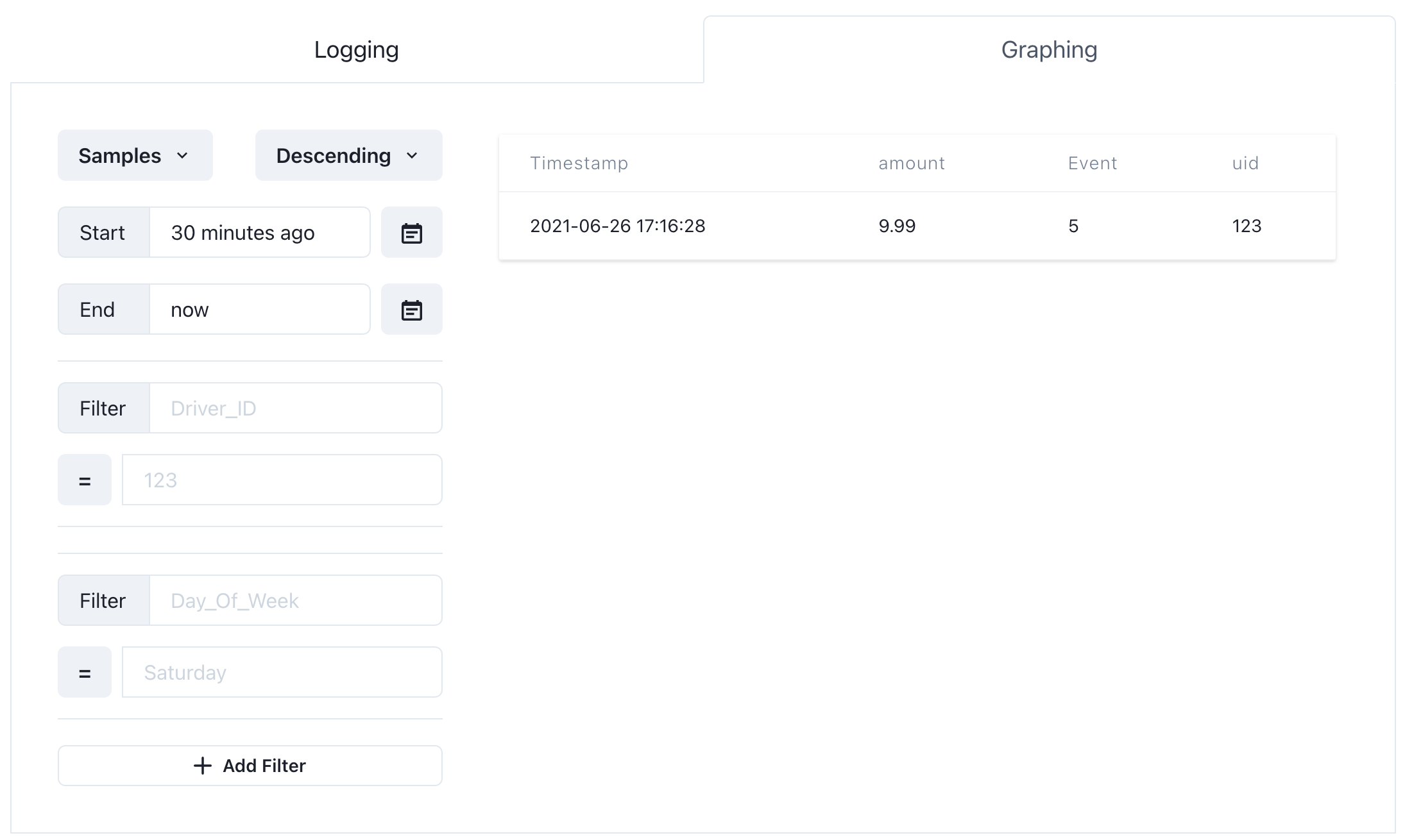 Image of GraphJSON Dashboard